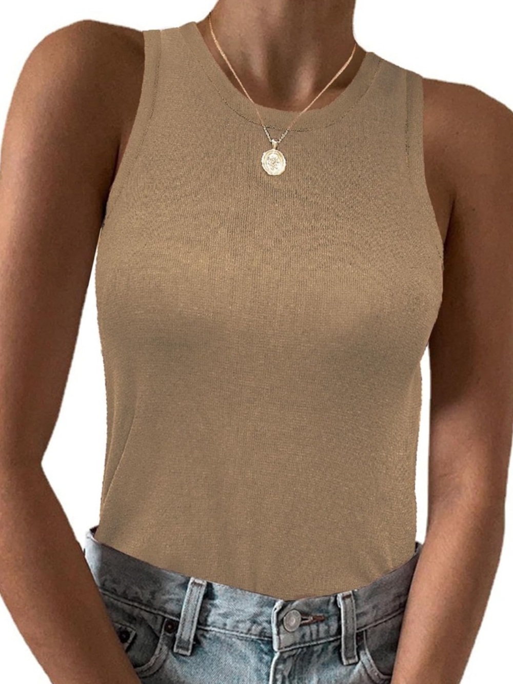 Lucy’s Whims x The Drop Knit Racerback Tank Top